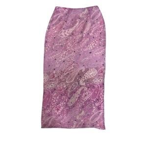 clio petites maxi skirt w/ liner